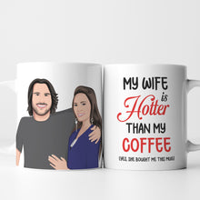 Load image into Gallery viewer, Wife Mug Stickers Personalized
