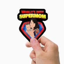 Load image into Gallery viewer, World&#39;s Best Mom Stickers Personalized
