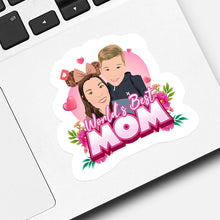 Load image into Gallery viewer, Worlds Best Mom Sticker designs customize for a personal touch
