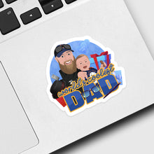 Load image into Gallery viewer, Worlds Coolest Dad Sticker designs customize for a personal touch

