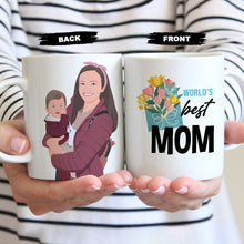 Load image into Gallery viewer, Worlds Best Mom Mug Personalized
