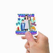 Load image into Gallery viewer, Yes Im a Gamer Stickers Personalized
