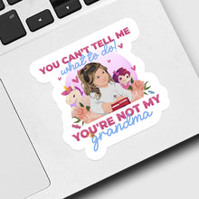 Load image into Gallery viewer, You Can&#39;t Tell Me What to Do Sticker designs customize for a personal touch
