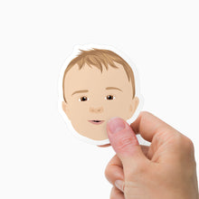 Load image into Gallery viewer, Custom Baby Face Stickers
