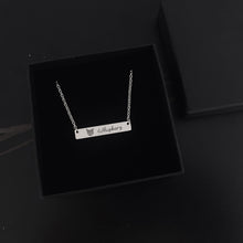 Load image into Gallery viewer, Personalized Pet Bar Necklace
