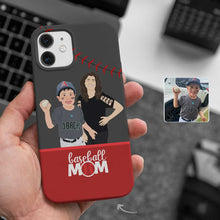 Load image into Gallery viewer, Custom Baseball Mom Phone Case
