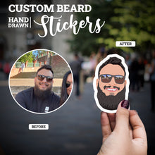Load image into Gallery viewer, Custom Beard Stickers
