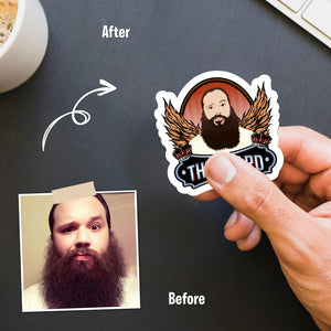 Custom Beard Stickers