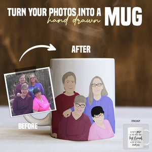 Personalized Small Gang Mug for Best Friends