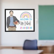 Load image into Gallery viewer, Custom Drawings From Photos Welcome to Classroom Personalized Frame
