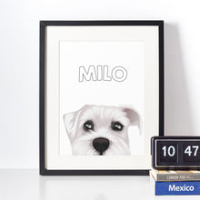 Load image into Gallery viewer, Custom Dog Peek Portraits
