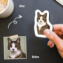 Load image into Gallery viewer, Custom Cat Fridge Magnets
