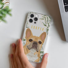 Load image into Gallery viewer, Custom Dog Clear Case - Leaves Pattern

