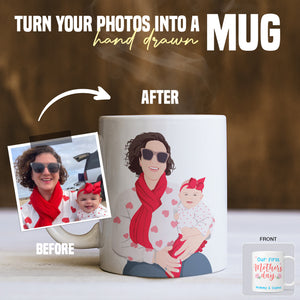 personalized mothers day gifts Customized family mug