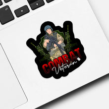 Load image into Gallery viewer, combat veteran Sticker designs customize for a personal touch
