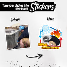 Load image into Gallery viewer, Custom Logo Stickers - Photo Drawing
