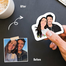 Load image into Gallery viewer, Custom Couples Fridge Magnets
