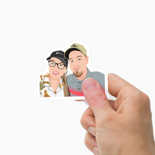 Load image into Gallery viewer, Custom BF GF BAE couples Stickers
