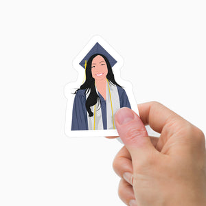 Custom Graduation Photo Stickers