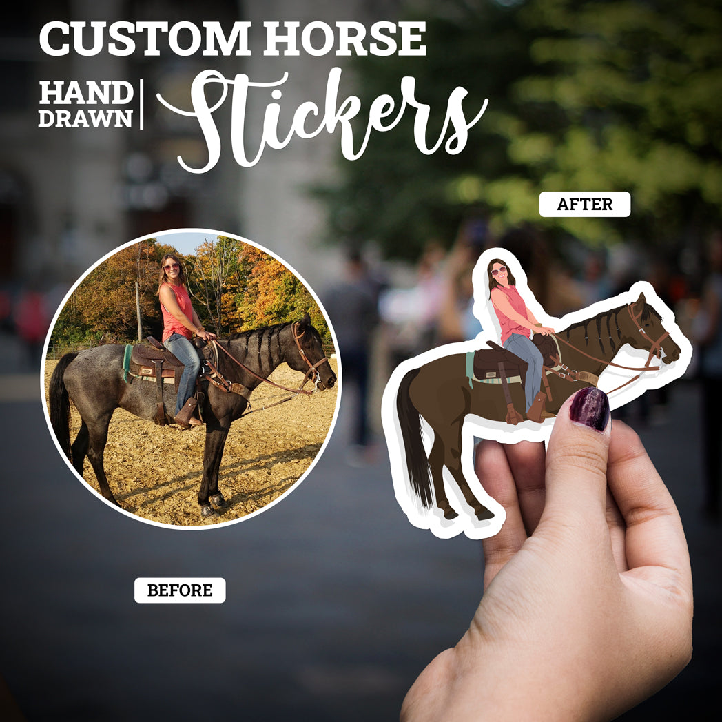 Custom Pet Horse Stickers