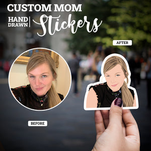 Custom Mom Photo Stickers