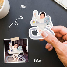 Load image into Gallery viewer, Custom Baby Picture Stickers
