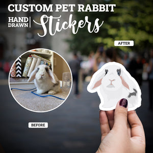 Custom Pet Rabbit Stickers