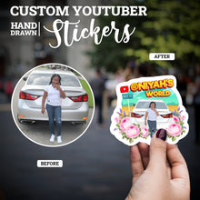 Load image into Gallery viewer, Custom Youtuber Stickers
