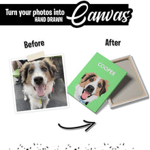 Load image into Gallery viewer, Custom Dog Portrait Canvas
