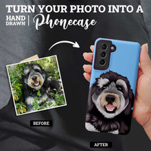 Load image into Gallery viewer, Custom Dog Portrait Phone Case
