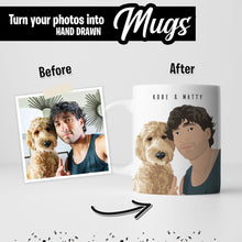 Load image into Gallery viewer, Personalized Dog and Owner Mug
