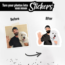 Load image into Gallery viewer, Custom Dog &amp; Owner Stickers

