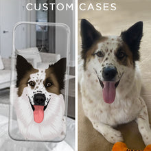 Load image into Gallery viewer, Custom Dog Drawing Clear Case
