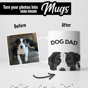 Custom Dog Dad Mug