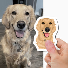 Load image into Gallery viewer, Custom Dog Face Magnets

