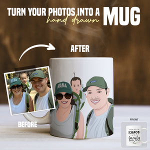Some Call it Chaos We Call it Family Mug Personalized