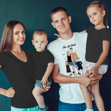 Load image into Gallery viewer, Awesome Custom Drawn Family T-shirt
