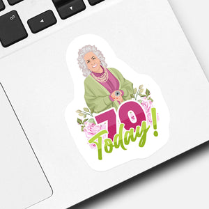Fun 70 Year Old Birthday Stickers