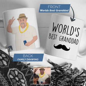 Personalized Worlds Best Grandad Mug