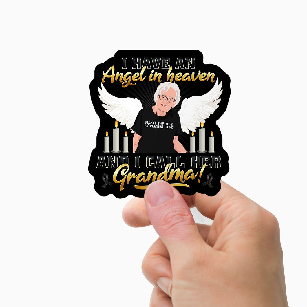 Custom in Memory of  Stickers Personalized