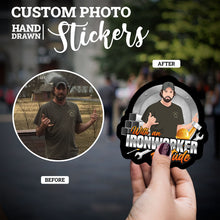 Load image into Gallery viewer, Create your own Custom Stickers for Ironworker Attitude
