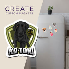 Load image into Gallery viewer, Custom K9 Badge Magnets
