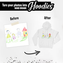 Load image into Gallery viewer, Custom Child Drawing Hoodie

