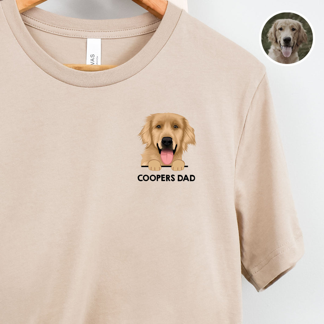 Custom Dog Dad T-Shirt Personalized