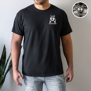 Custom Dog Dad T-Shirt Personalized