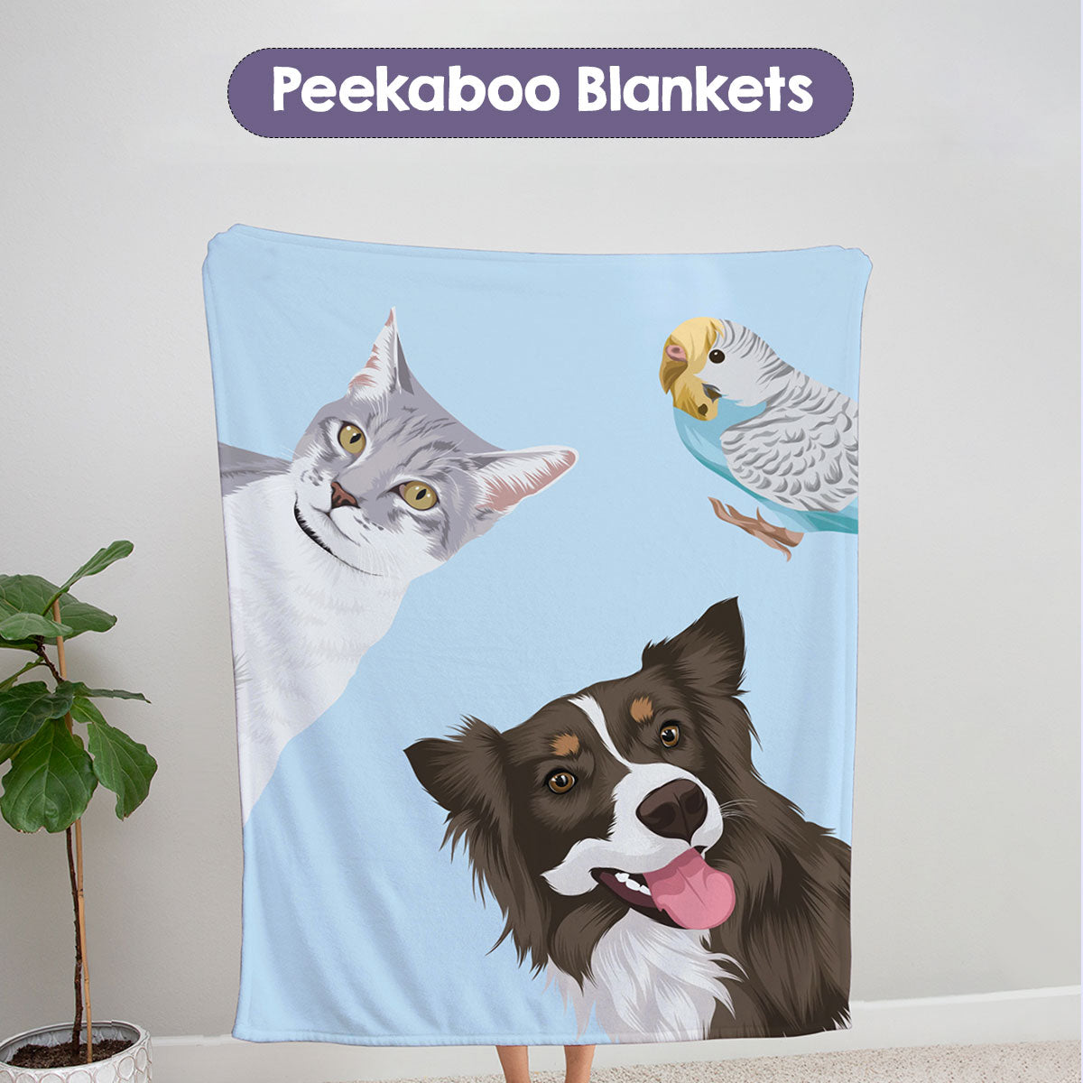 Custom blankets pets hot sale