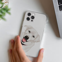 Load image into Gallery viewer, Custom Pet Peekaboo Clear Case
