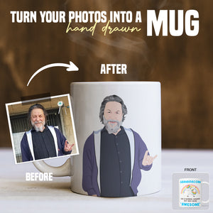 personalised photo gifts for grandparents coffee mug