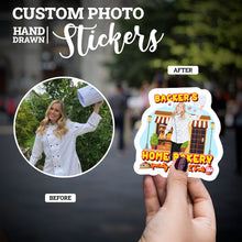 Load image into Gallery viewer, Create your own Custom Stickers for Feshly Baked by Name
