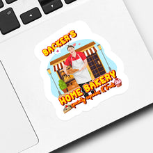 Load image into Gallery viewer, Feshly Baked by Name Sticker designs customize for a personal touch
